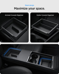 Tesla Series - Center & Armrest Organizer Bundle