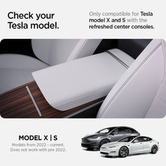 Tesla Series - Non-Slide Center Console Organizer | 3-Section