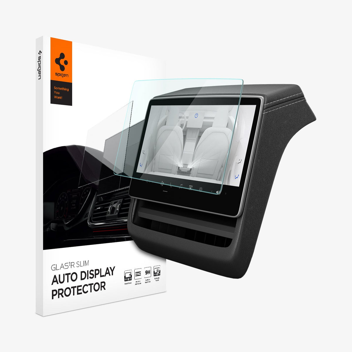 Tesla Series - Screen Protector GLAS.tR SLIM | Anti-Glare (Rear)